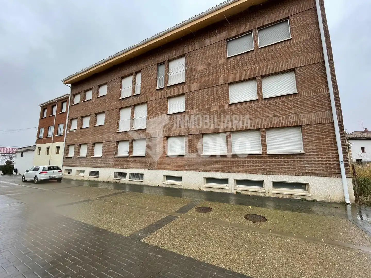 Vista exterior de Apartamento en venta en Leiva con Calefacción, Parquet y Amueblado