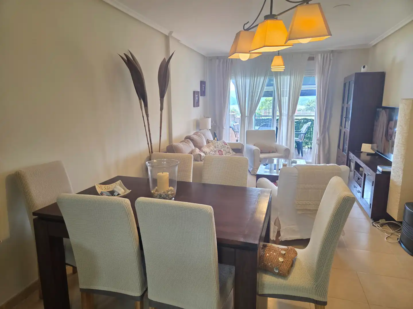 Dining room of Flat for sale in Barreiros  with Terrace, Storage room and Furnished