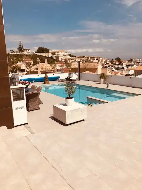 Terrassa de Casa o xalet en venda en Rojales amb Aire condicionat, Jardí privat i Terrassa