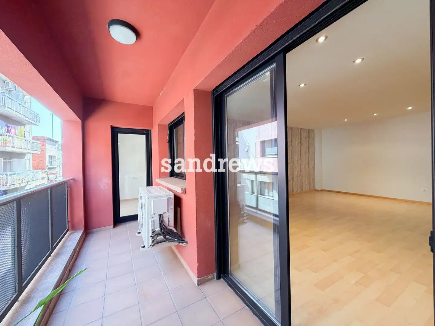 Balcony of Flat for sale in Figueres  with Air Conditioner, Heating and Storage room