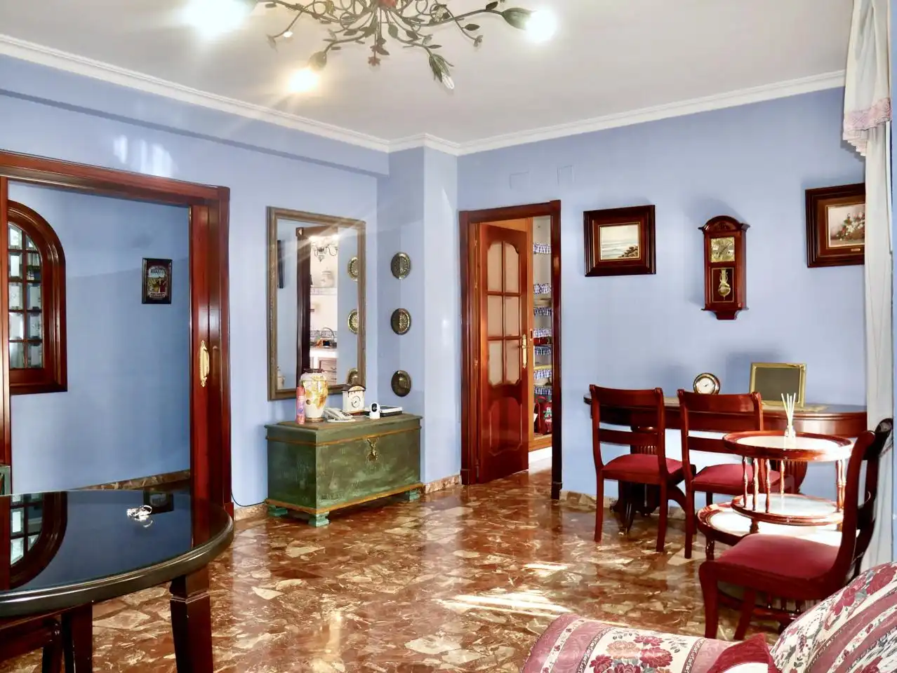 Dining room of Flat for sale in Sevilla  with Air Conditioner, Terrace and Furnished