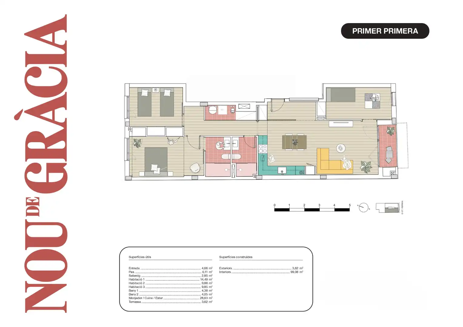 Flat for sale in Carrer de Sant Ferran, 76, Gràcia