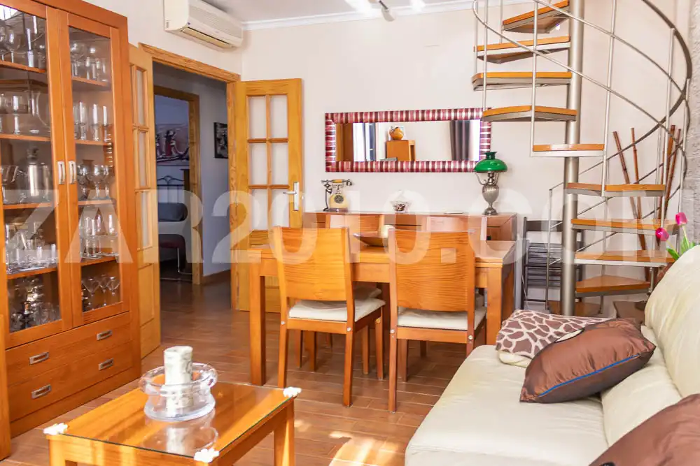 Sala de estar de Ático en venta en Garrucha con Aire acondicionado, Calefacción y Terraza