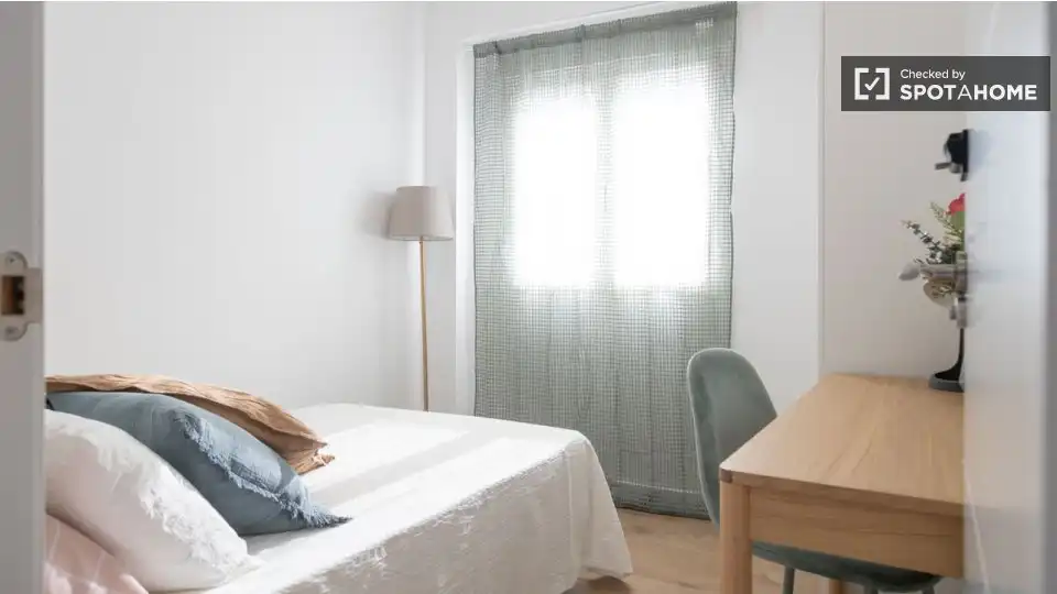 Habitación de Piso para compartir en Madrid con Aire acondicionado, Calefacción y Terraza