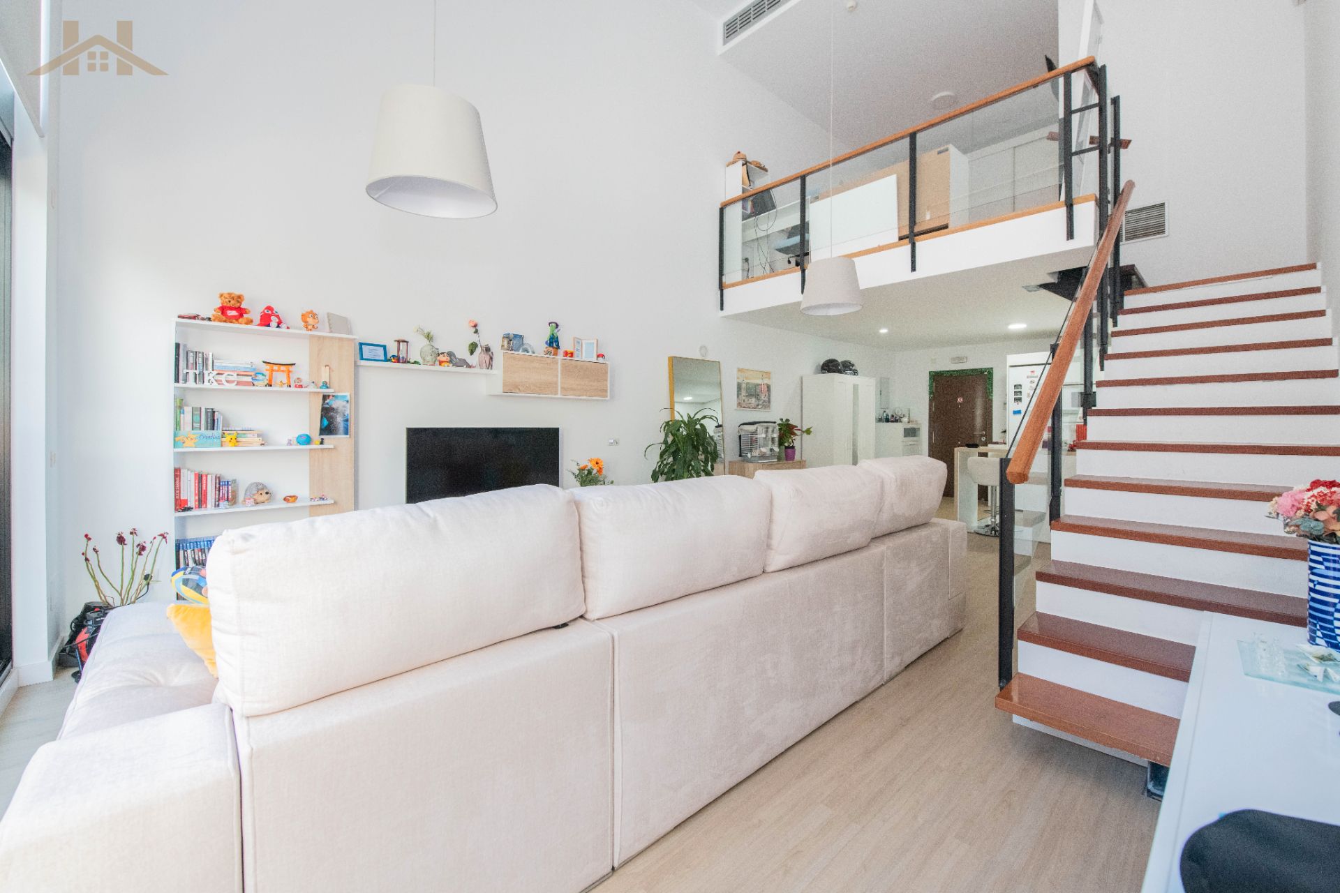 Living room of Duplex for sale in San Sebastián de los Reyes  with Air Conditioner, Heating and Terrace