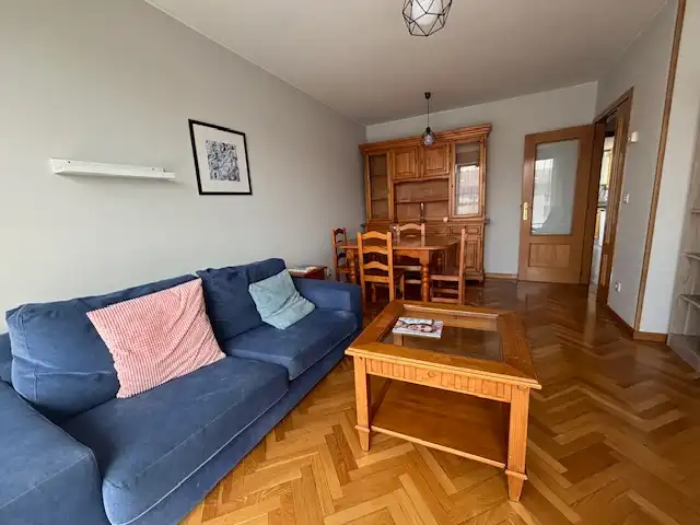 Living room of Flat for rent in Ferrol  with Heating, Parquet flooring and Storage room