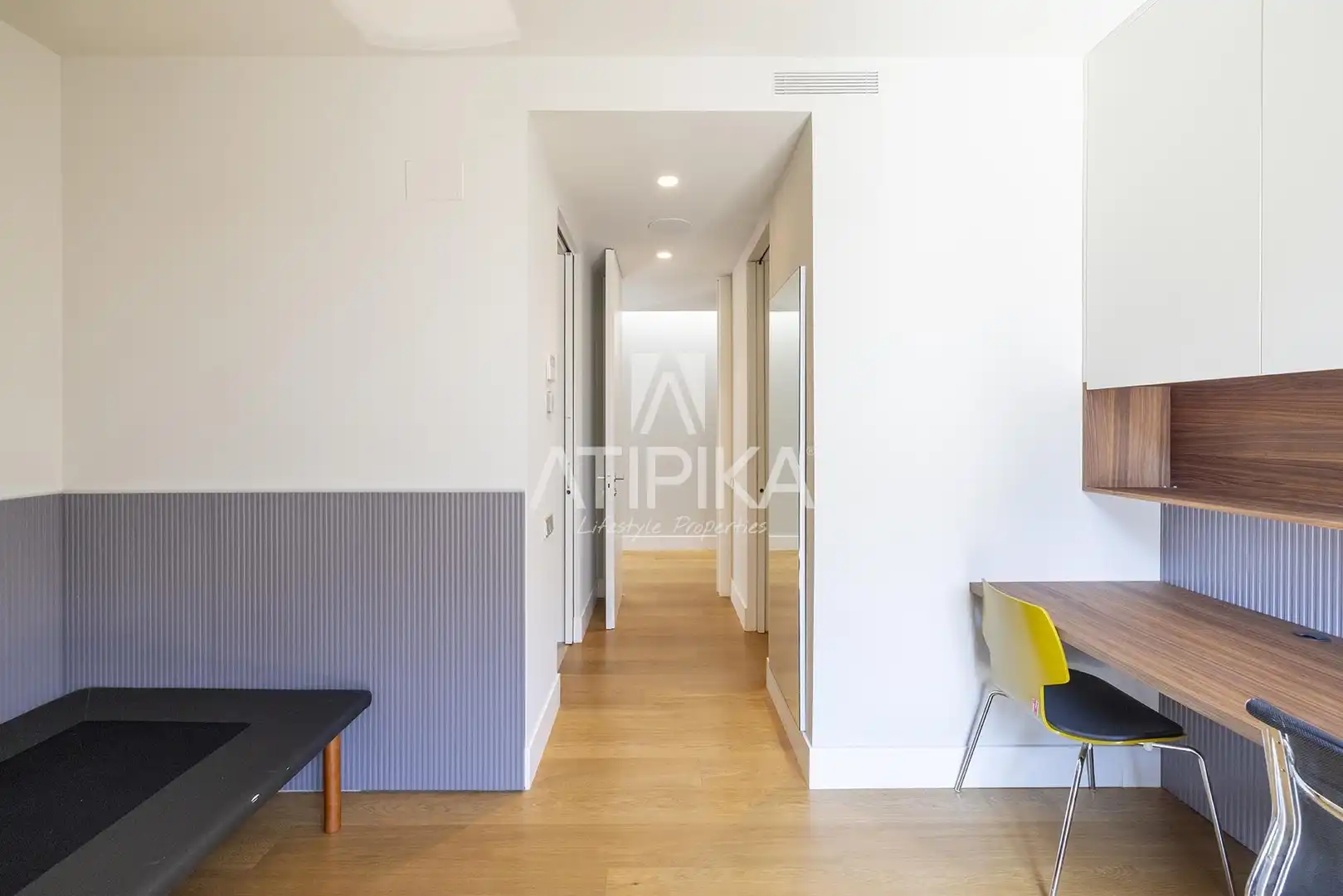 Dachboden zur Miete in Barcelona mit Klimaanlage, Terrasse und Ofen