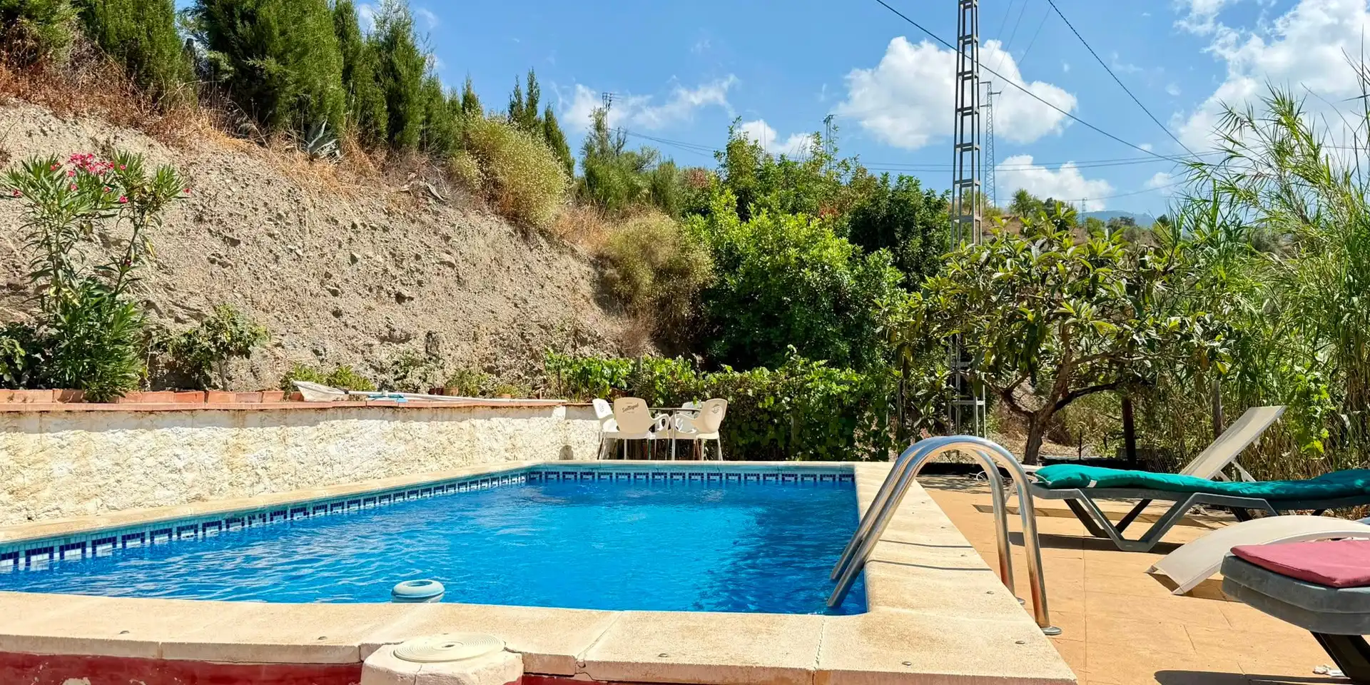 Piscina de Casa o xalet en venda en Sedella amb Aire condicionat, Jardí privat i Terrassa