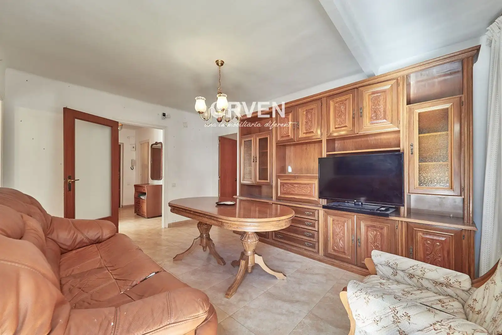 Wohnzimmer von Wohnung zum Verkauf in Torredembarra mit Heizung, Terrasse und Ofen