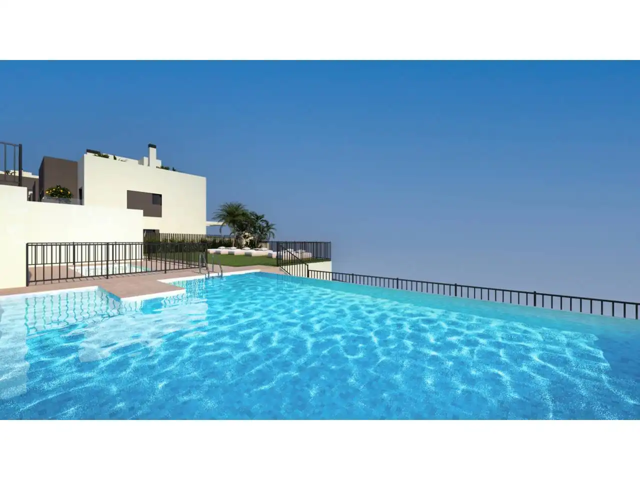 Piscina de Casa adosada en venda en Vélez-Málaga amb Aire condicionat, Terrassa i Piscina comunitària