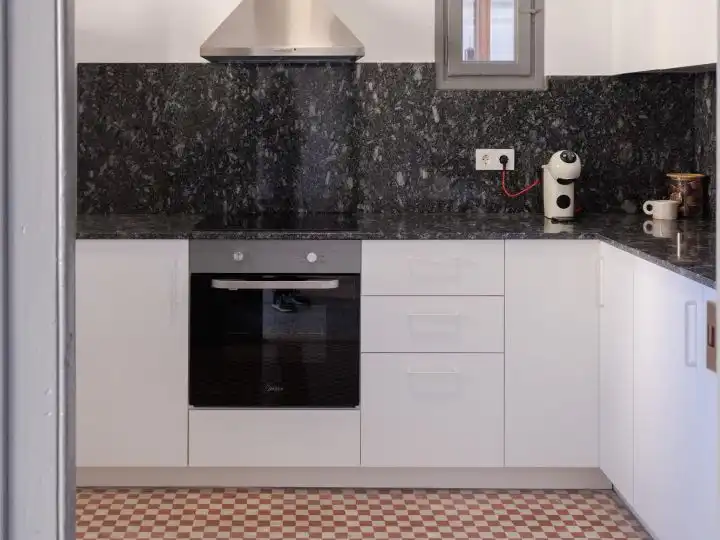 Cocina de Oficina de alquiler en Santa Coloma de Farners con Calefacción