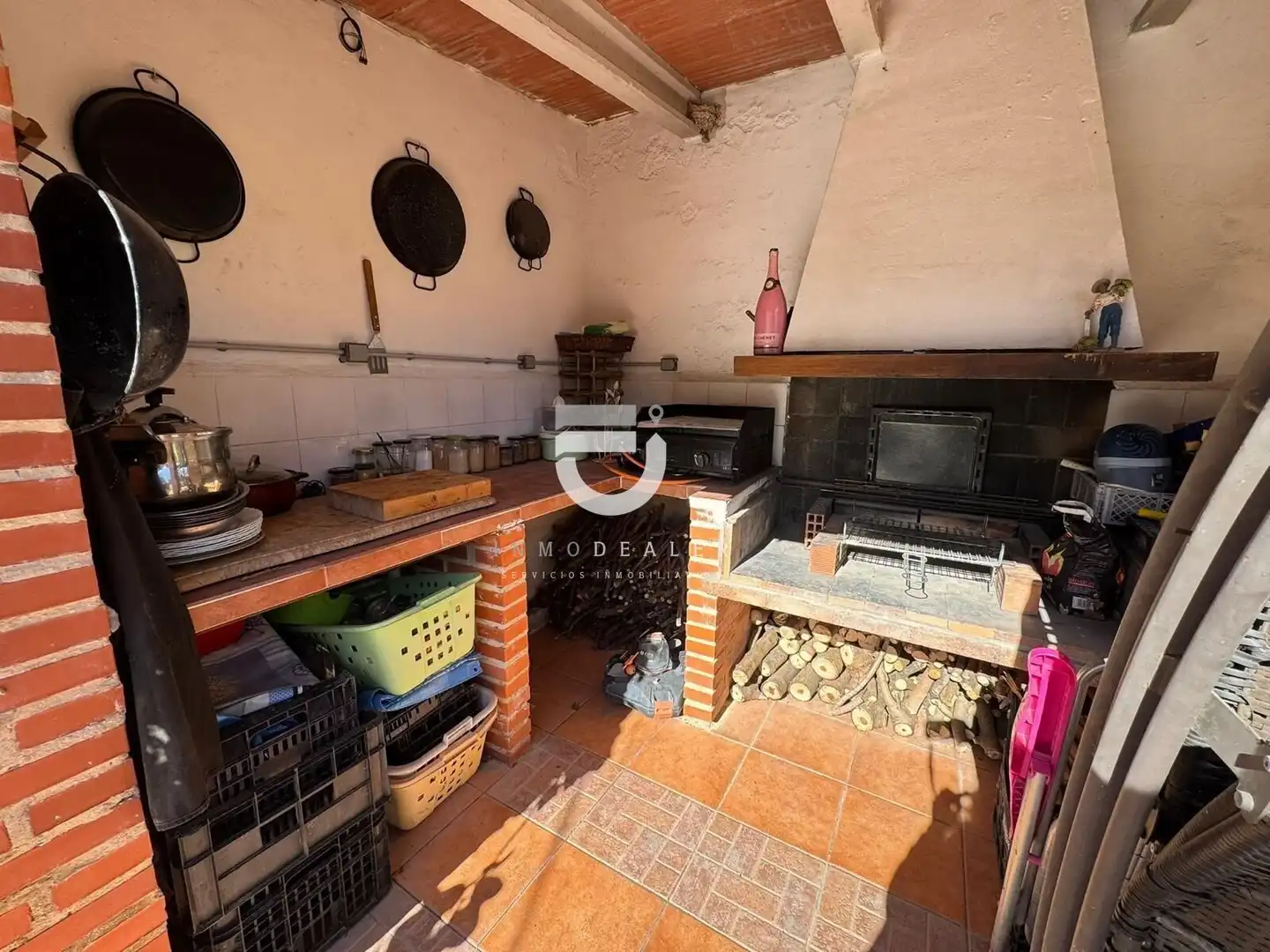 Cocina de Casa o chalet en venta en Daimús con Jardín privado, Terraza y Piscina