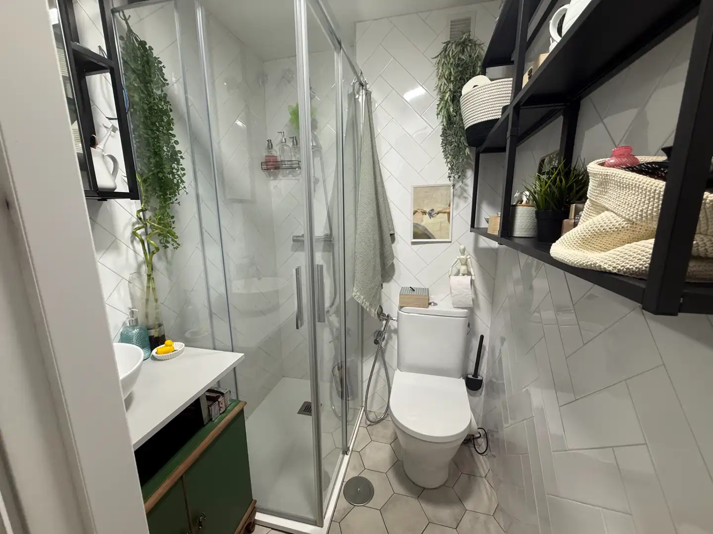 Badezimmer von Wohnung zum Verkauf in León Capital  mit Heizung, Parkett und Möbliert