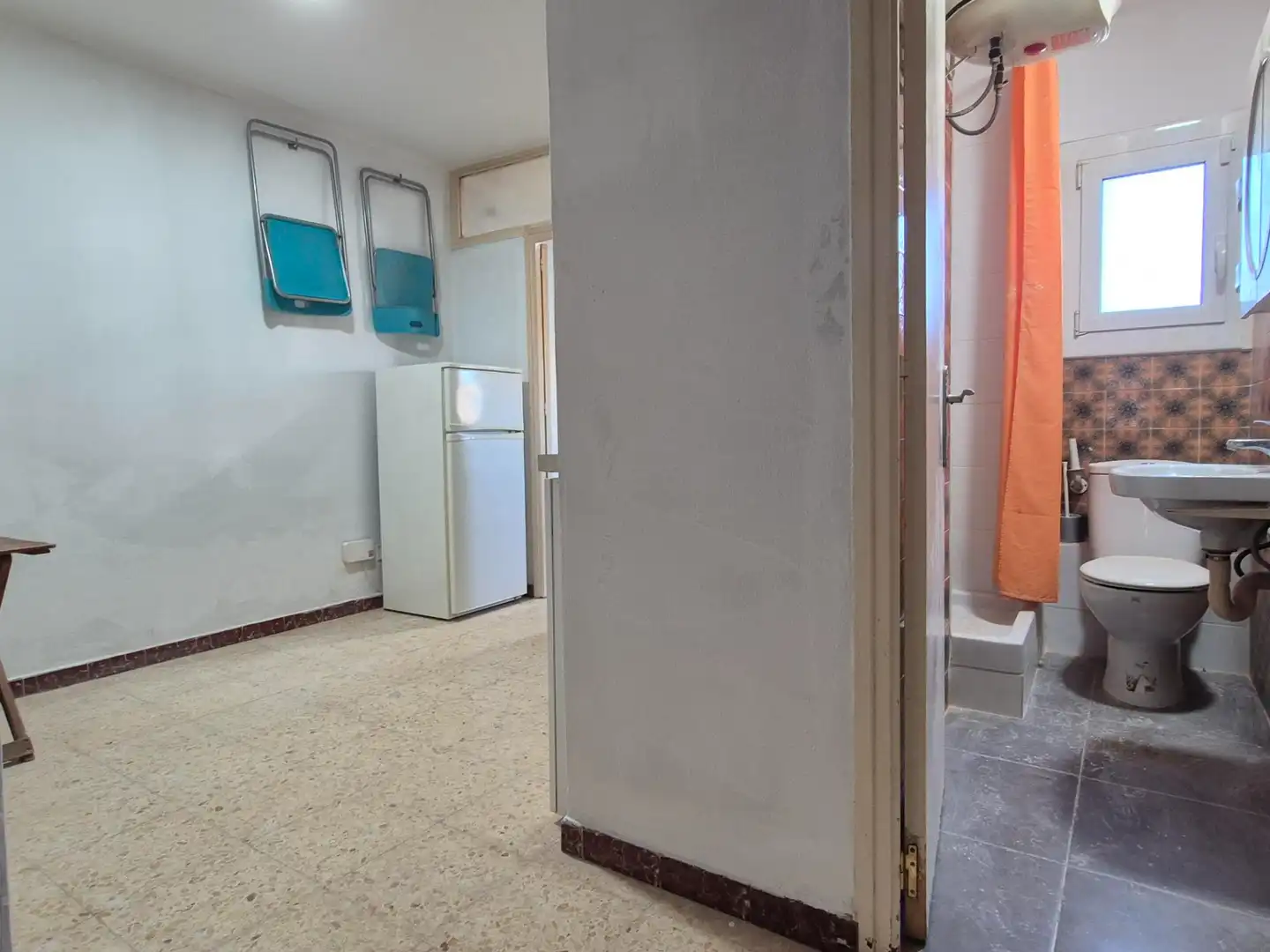 Cuina de Estudi de lloguer en Barcelona amb Rentadora