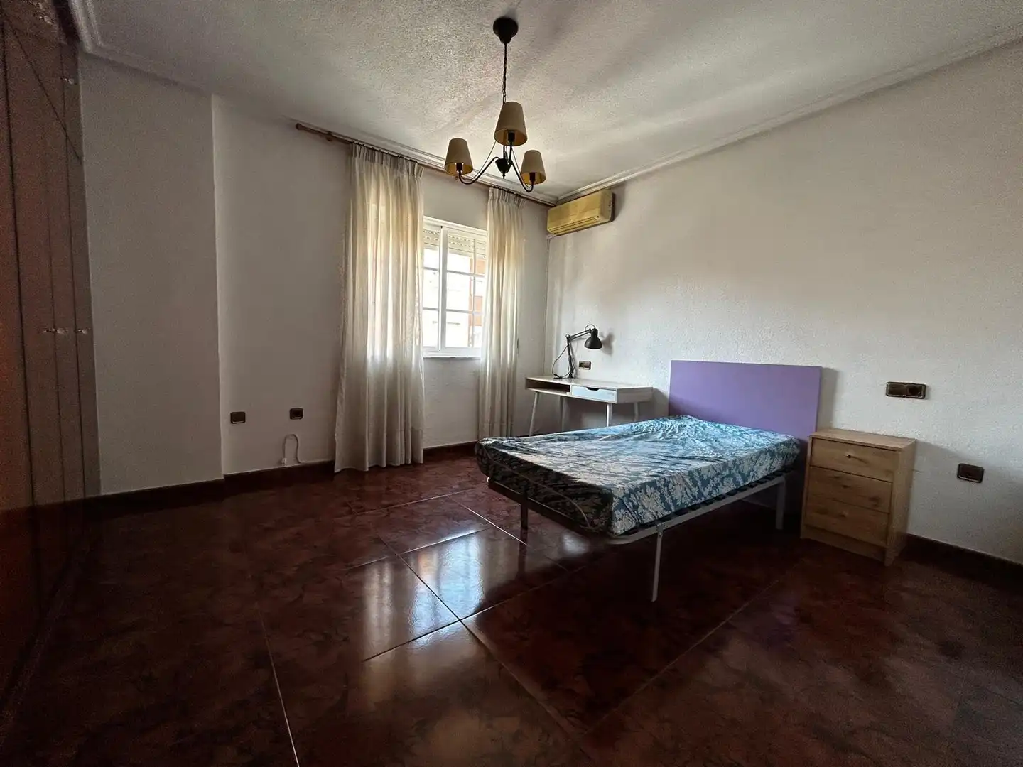 Bedroom of Flat for rent in Murcia  with Air Conditioner, Heating and Terrace