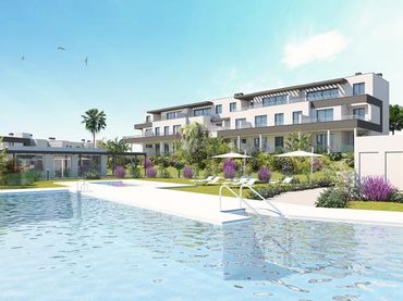 Pis amb piscina en venda a Altos de Estepona