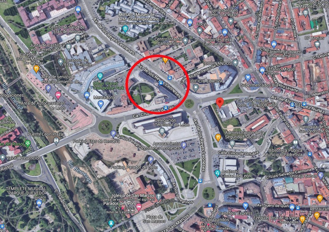 Vista exterior de Trastero en venta en León Capital 