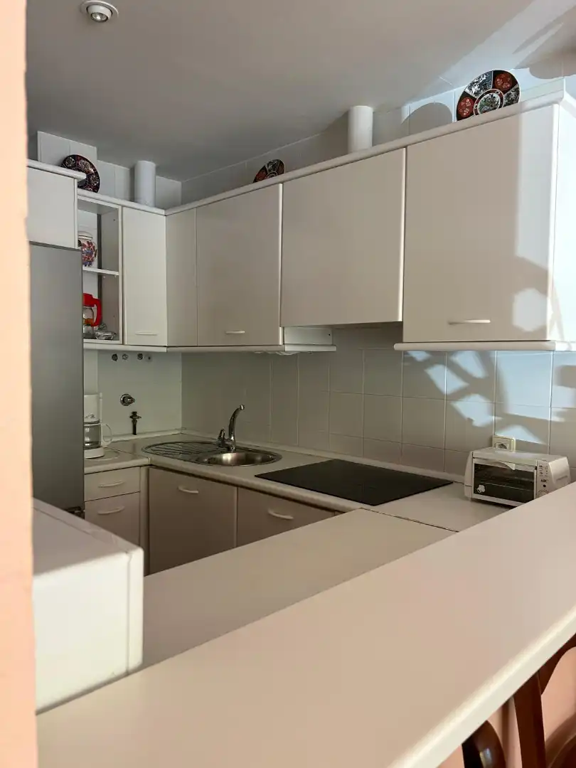 Cocina de Apartamento de alquiler en Islantilla con Terraza, Amueblado y Lavadora