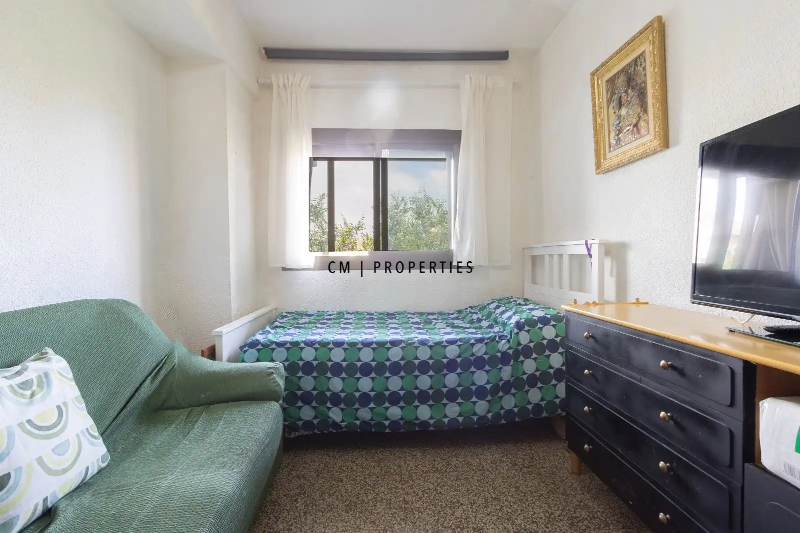Bedroom of Flat for sale in Valencia  with Air Conditioner, Heating and Terrace