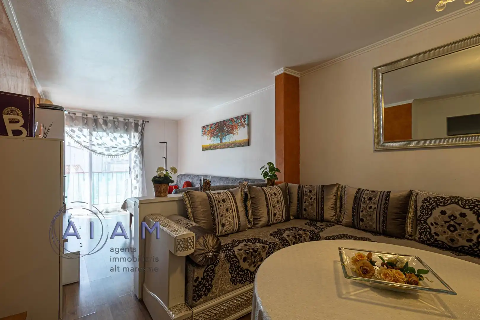 Sala d'estar de Pis en venda en Calella amb Aire condicionat, Calefacció i Parquet