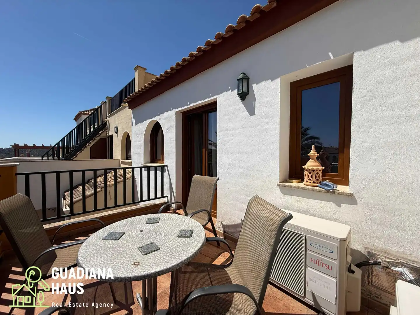 Terrace of Detached homes for sale in Ayamonte  with Air Conditioner, Heating and Private garden