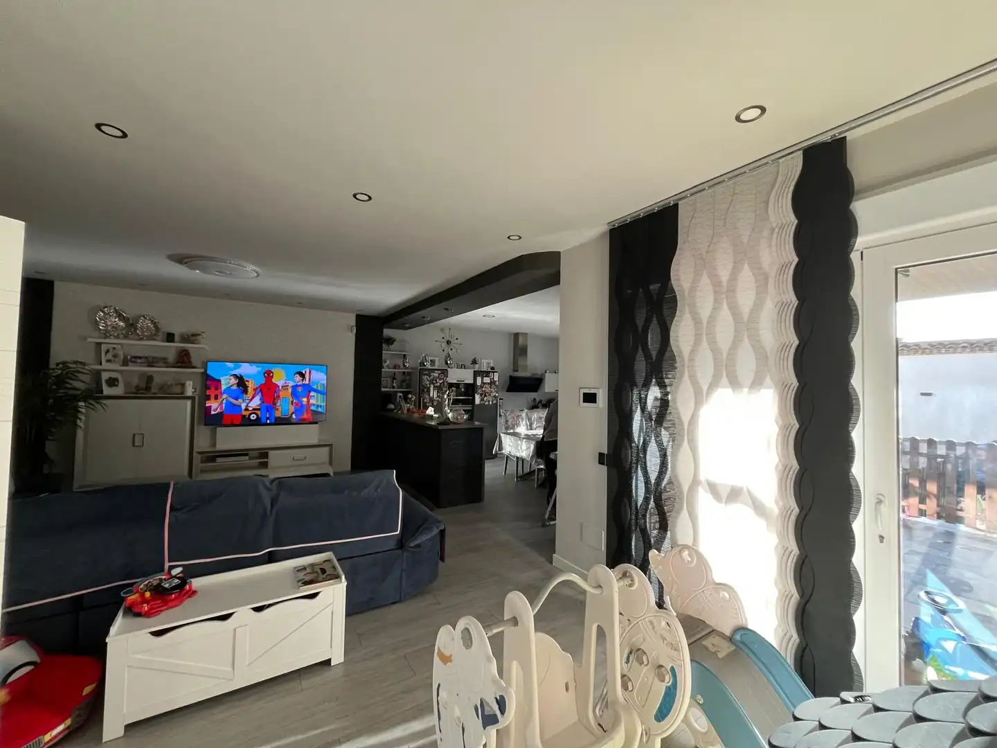 Sala de estar de Casa o chalet en venta en Arenas de San Juan  con Aire acondicionado, Jardín privado y Terraza