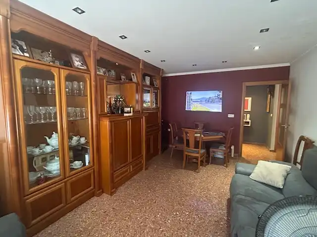 Wohnzimmer von Wohnung zum Verkauf in Corbera mit Abstellraum, Möbliert und Waschmaschine