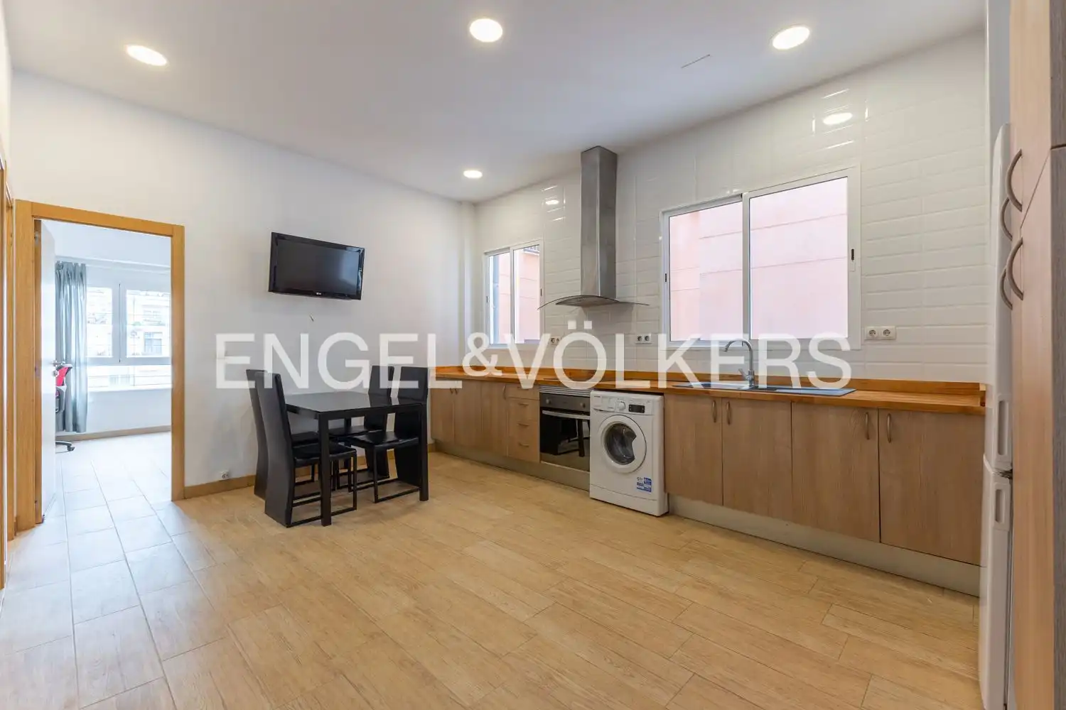 Cocina de Piso de alquiler en Valencia con Calefacción y Parquet