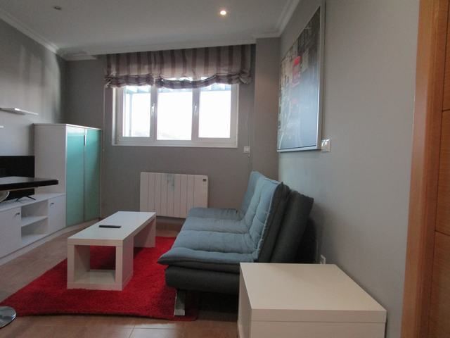 Sala d'estar de Apartament de lloguer en Santiago de Compostela  amb Calefacció i Moblat