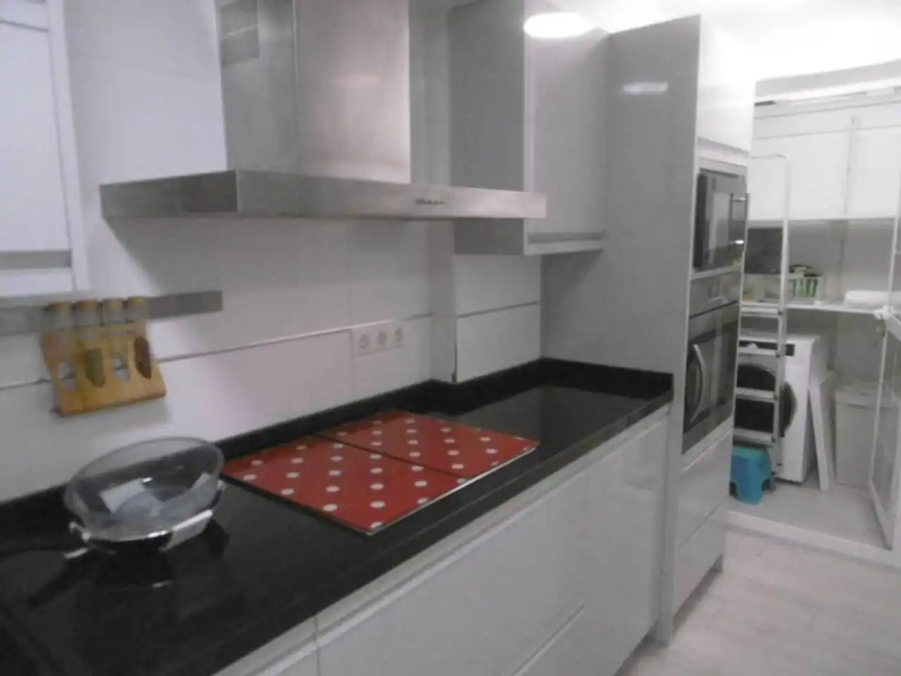 Kitchen of Flat for rent in Almería  with Air Conditioner, Terrace and Furnished
