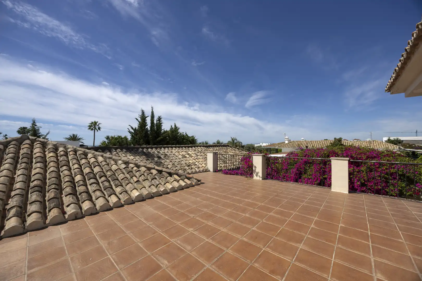 Terrassa de Casa o xalet en venda en Estepona amb Aire condicionat, Jardí privat i Terrassa