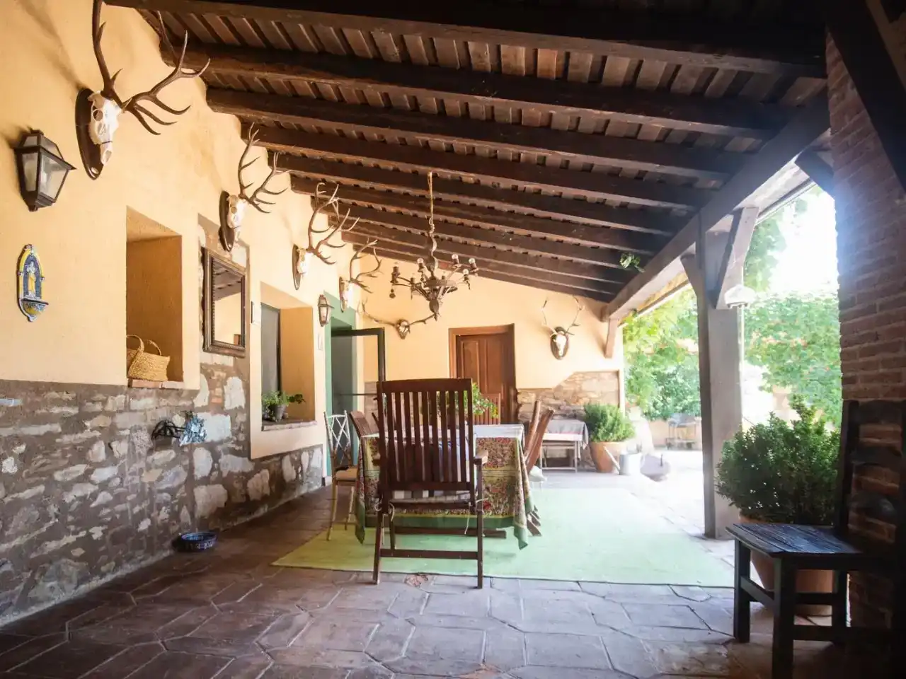 Terrassa de Finca rústica en venda en Garvín amb Aire condicionat, Jardí privat i Piscina