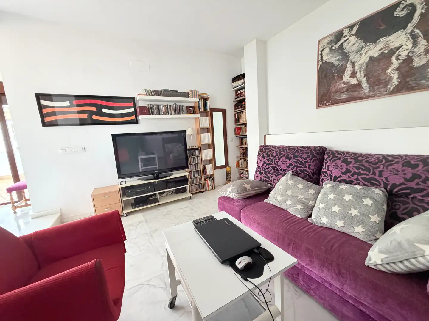 Sala d'estar de Àtic en venda en Casco Antiguo