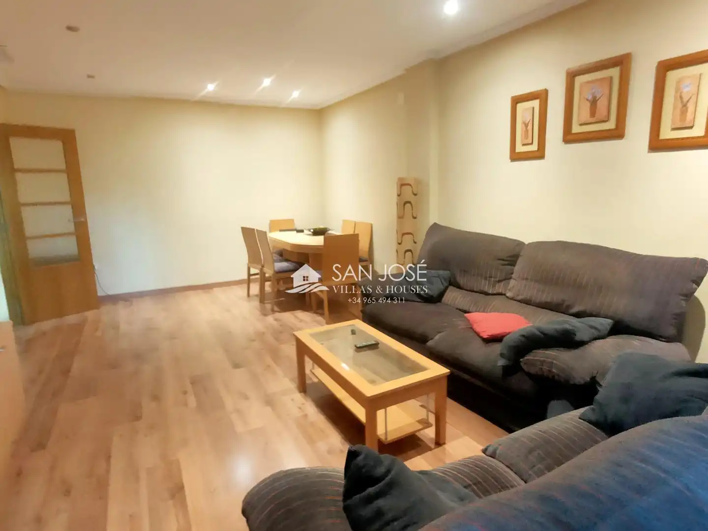 Living room of Flat for sale in Aspe  with Air Conditioner, Heating and Terrace
