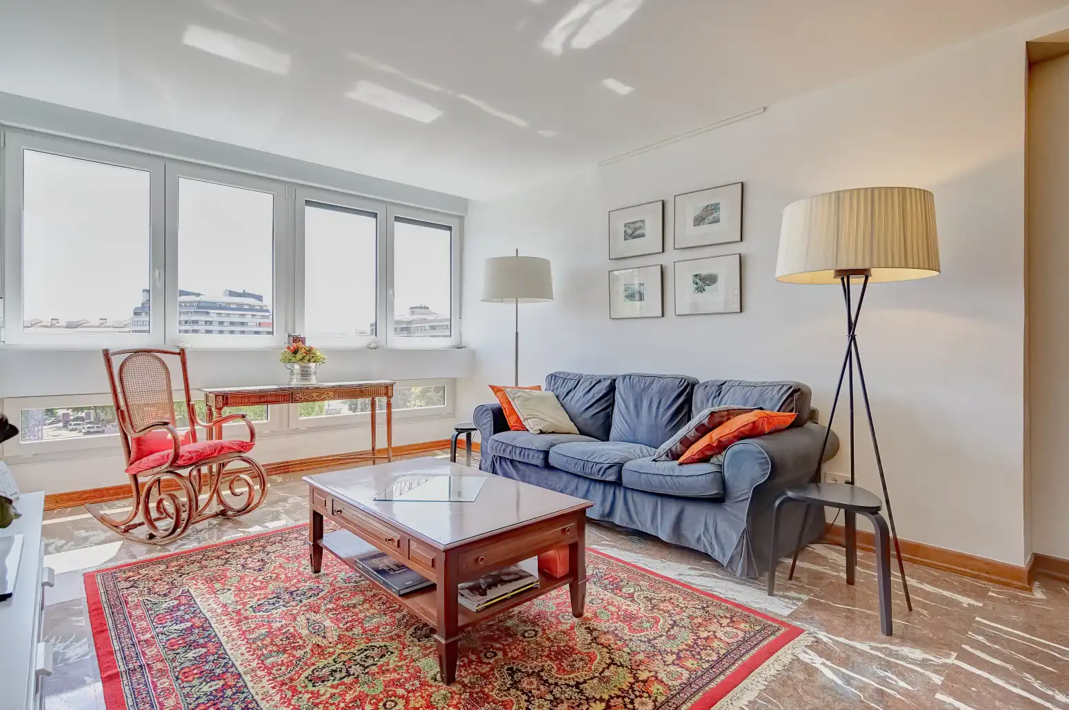 Living room of Flat for sale in  Pamplona / Iruña  with Heating and Parquet flooring