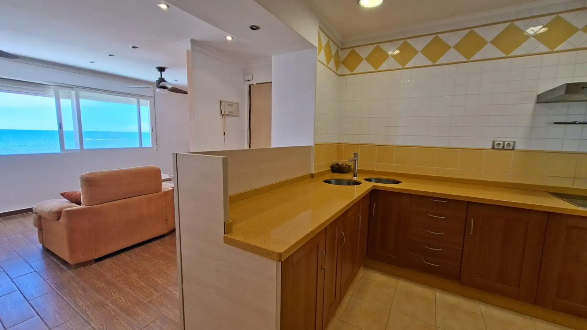 Cocina de Apartamento en venta en Daimús con Terraza