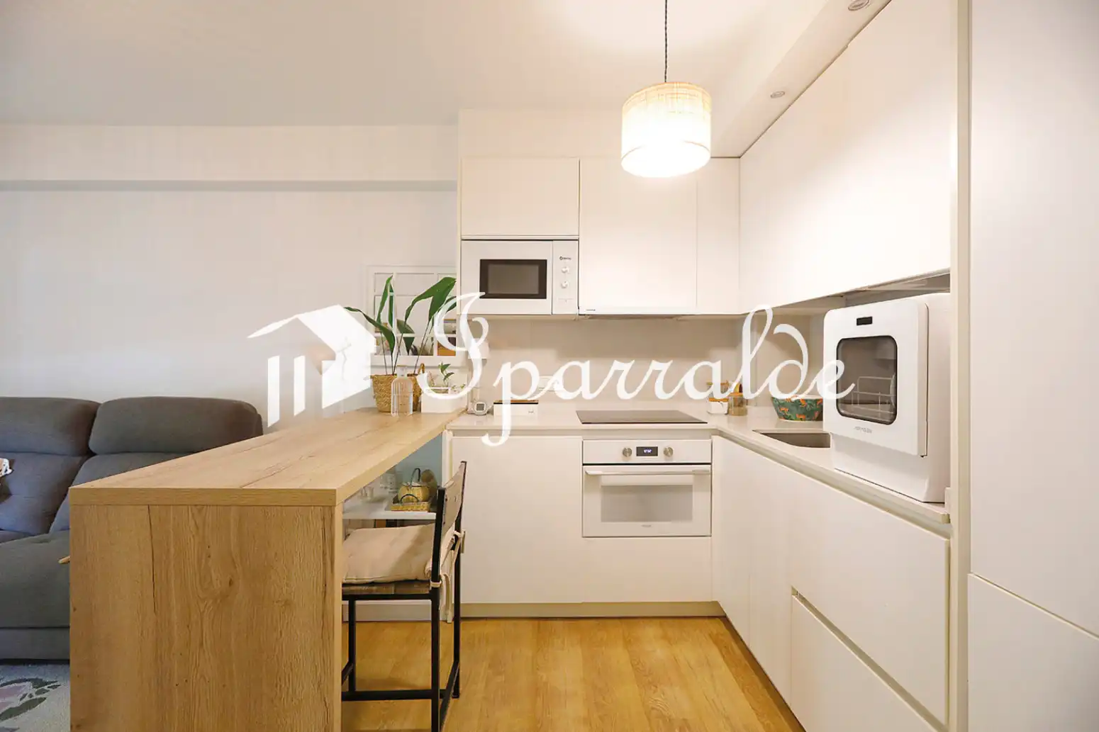 Kitchen of Flat for sale in Irun   with Heating, Terrace and Balcony
