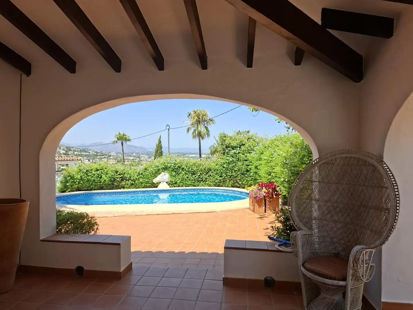 Swimming pool of Houses for sale in Dénia