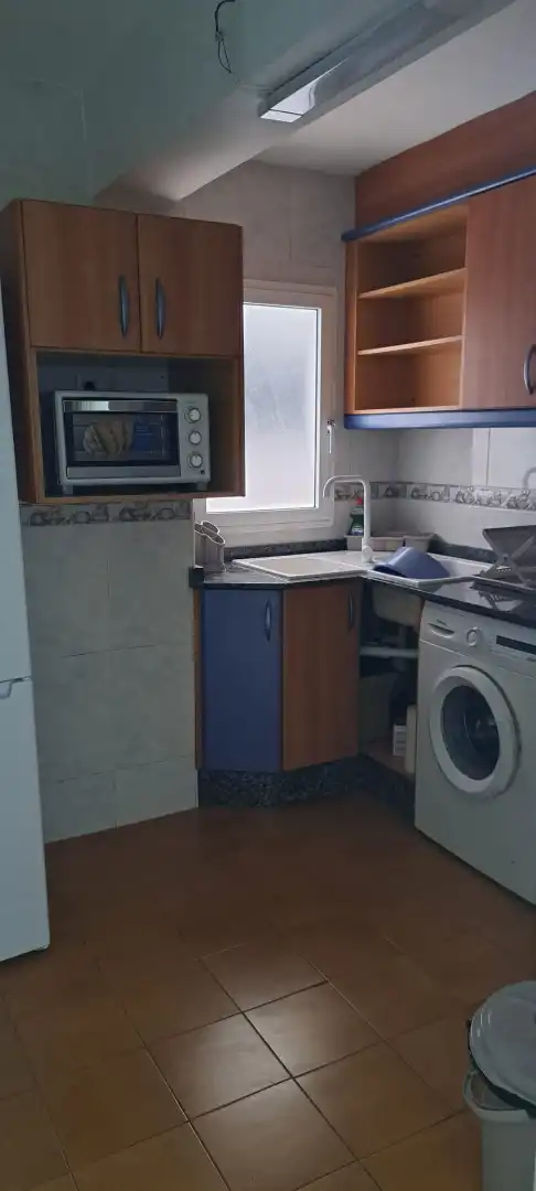 Cocina de Piso de alquiler en Valencia con Terraza, Amueblado y Lavadora