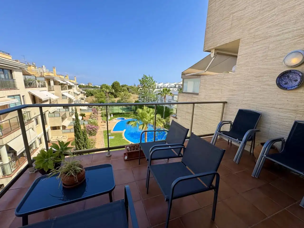 Terrace of Flat for rent in  Palma de Mallorca  with Air Conditioner, Heating and Parquet flooring