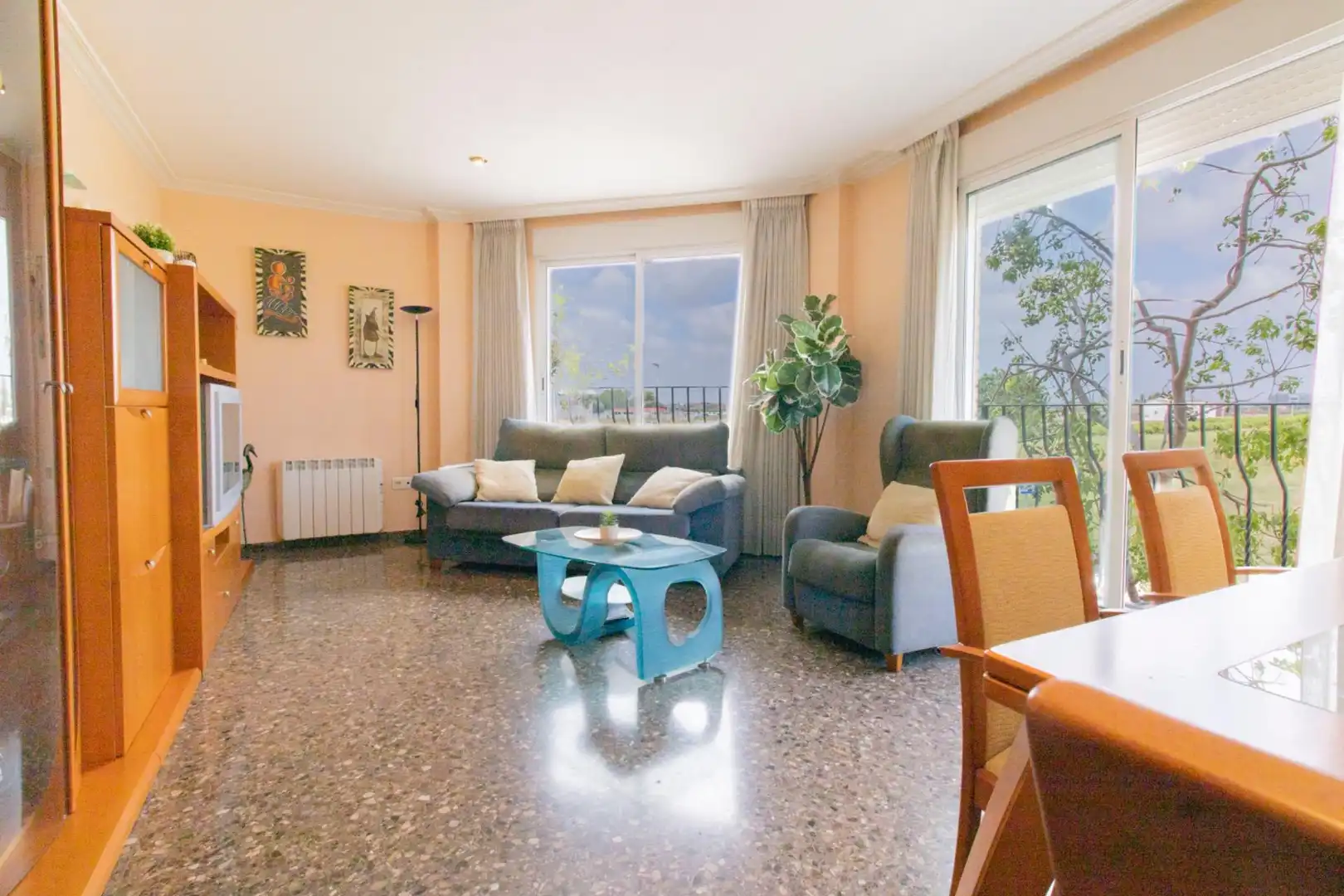 Living room of Flat for sale in Albuixech  with Air Conditioner, Heating and Balcony