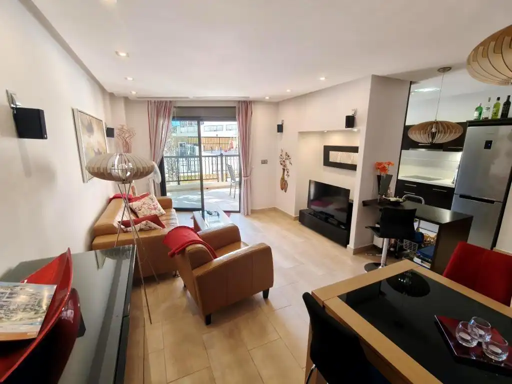 Sala de estar de Planta baja en venta en Guardamar del Segura con Aire acondicionado, Terraza y Trastero