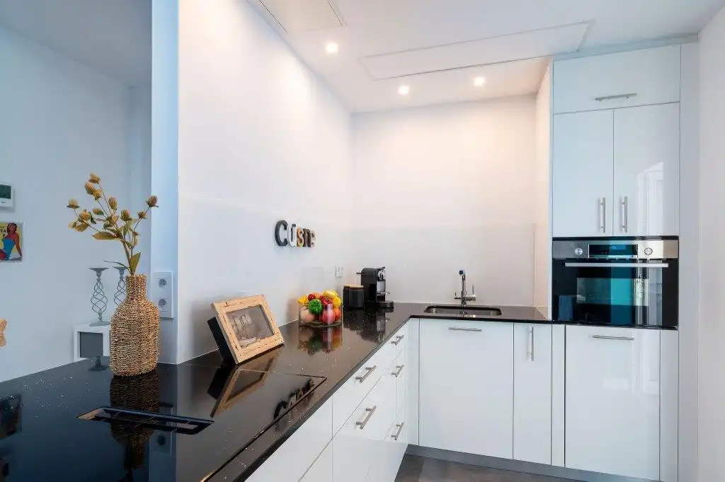 Cocina de Apartamento en venta en Mogán con Aire acondicionado, Parquet y Terraza