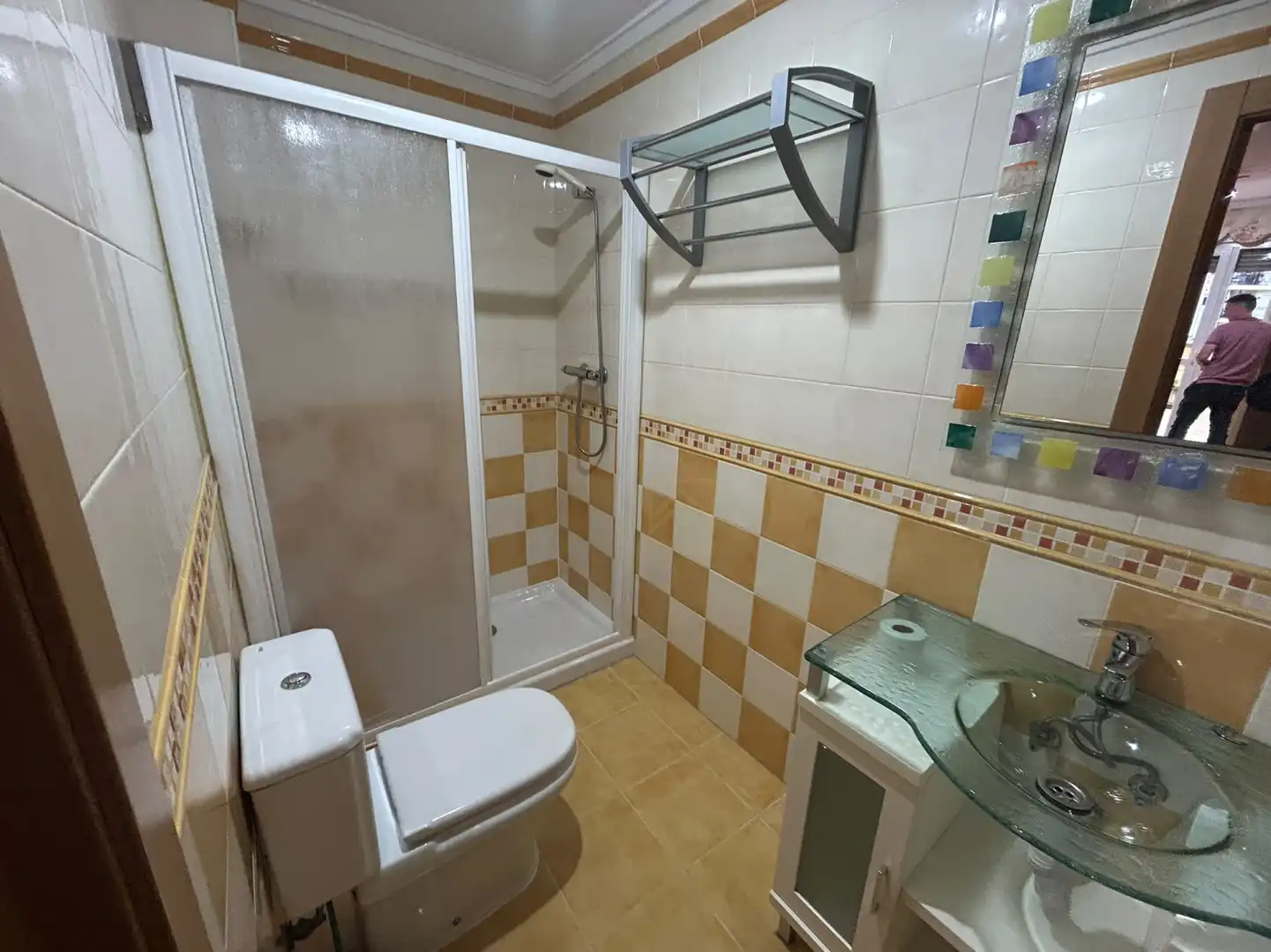 Baño de Piso de alquiler en Corvera de Toranzo con Calefacción, Jardín privado y Terraza