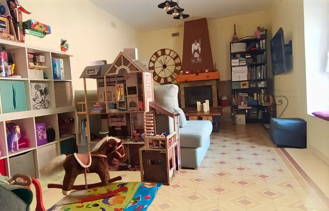 Sala de estar de Casa o chalet en venta en Los Santos de la Humosa con Jardín privado, Terraza y Trastero