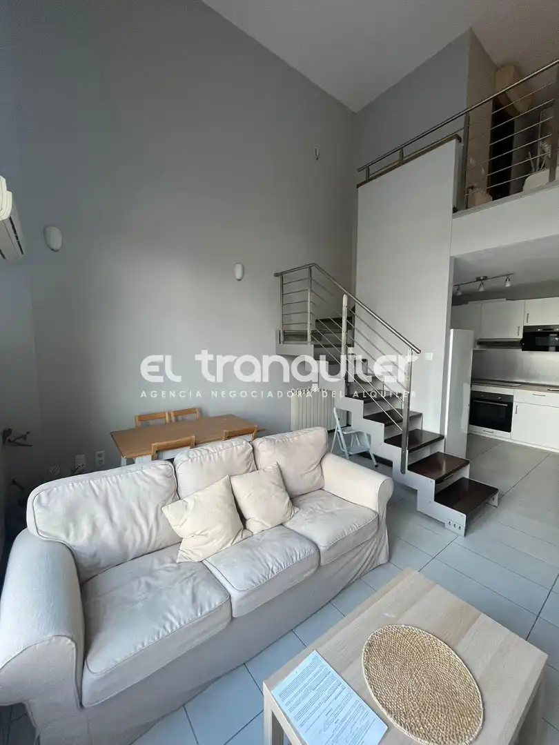 Living room of Duplexes for sale in Madrid  with Air Conditioner, Swimming Pool and Furnished