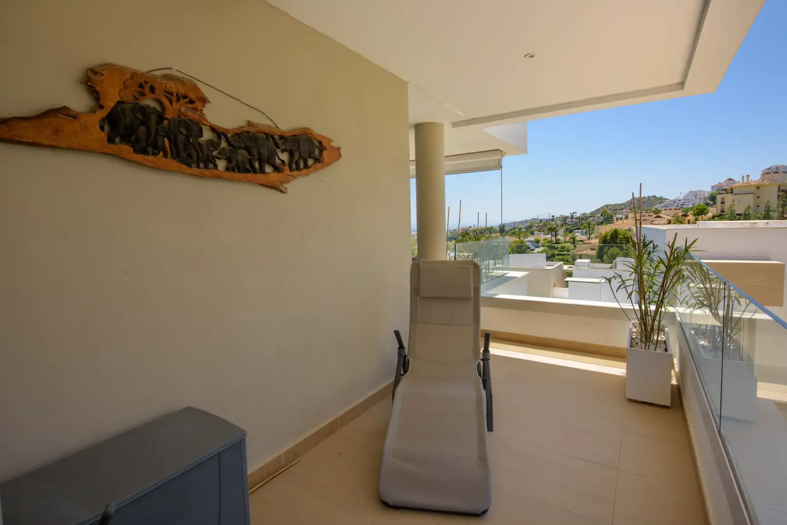 Terraza de Apartamento en venta en Benahavís con Aire acondicionado, Terraza y Piscina