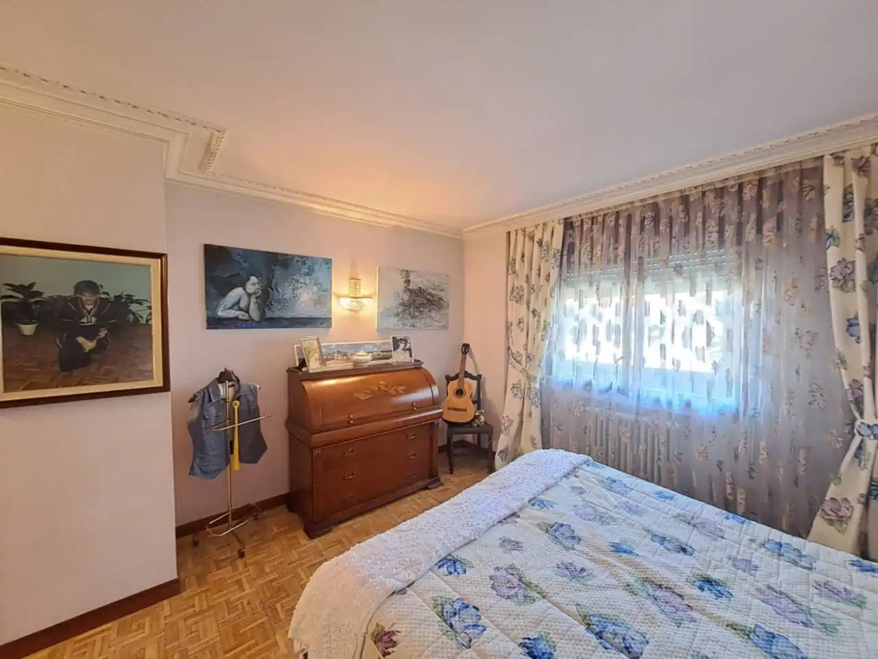 Bedroom of Flat for sale in Burgos  with Heating, Terrace and Alarm