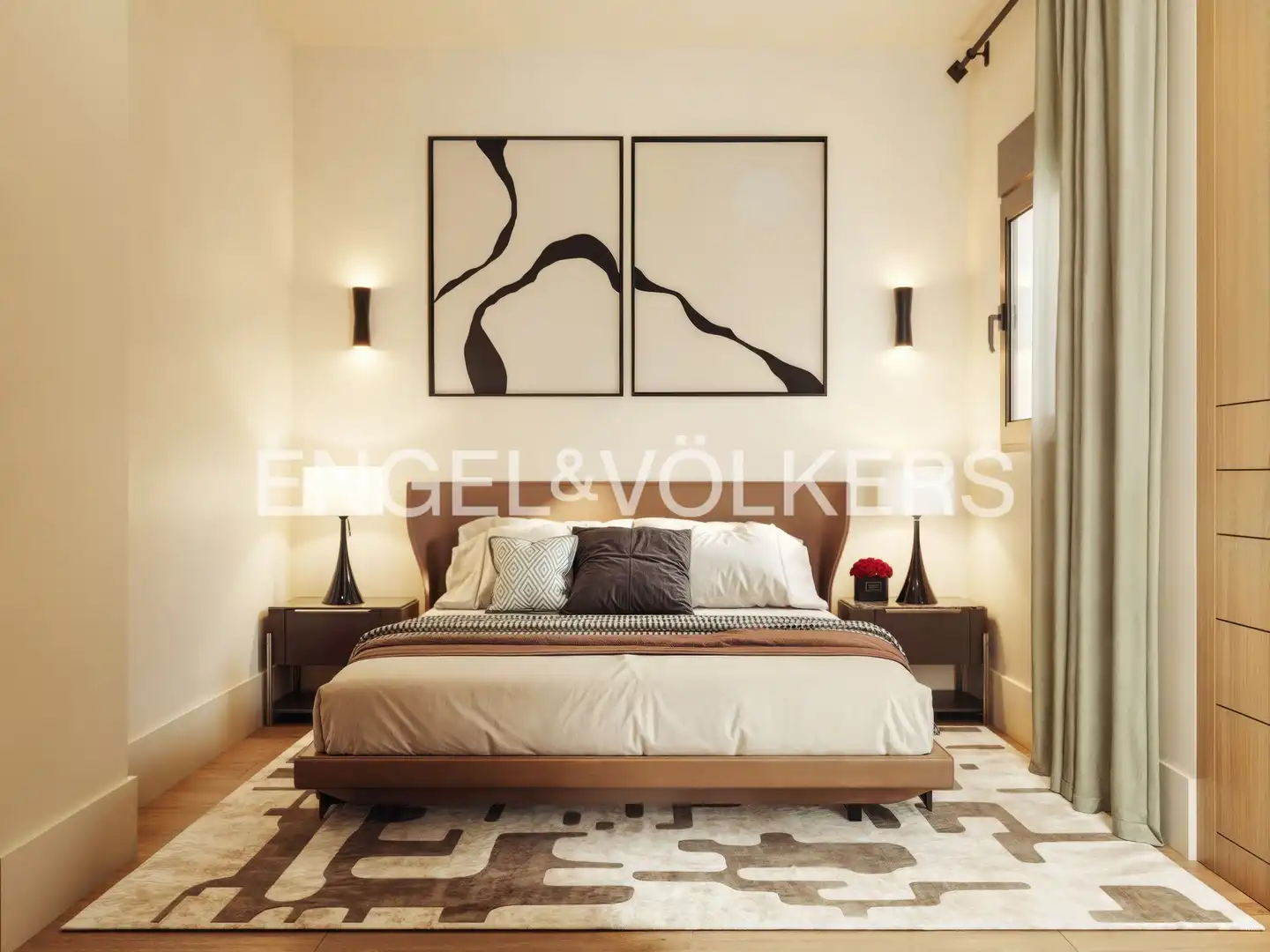 Bedroom of Flat for sale in Barcelona  with Air Conditioner, Heating and Parquet flooring