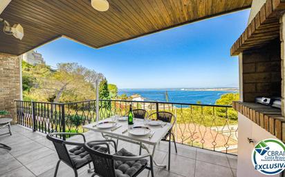 Terrace of Flat for sale in Roses